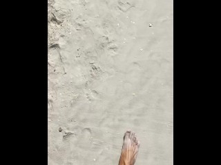 Just met her at the beach! I filmed EVERYTHING