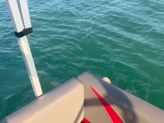 Tits fall out on public boat
