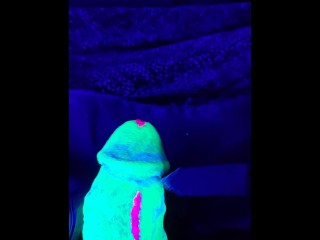 Black Light Zombie Frankenstein Body Painting Dick Timelapse