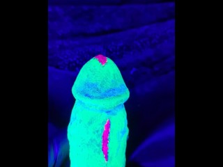 Black Light Zombie Frankenstein Body Painting Dick Timelapse