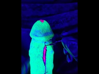 Black Light Zombie Frankenstein Body Painting Dick Timelapse