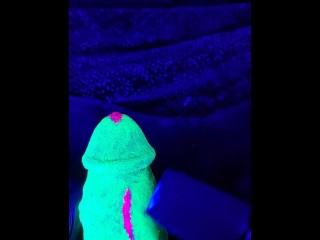 Black Light Zombie Frankenstein Body Painting Dick Timelapse