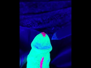 Black Light Zombie Frankenstein Body Painting Dick Timelapse