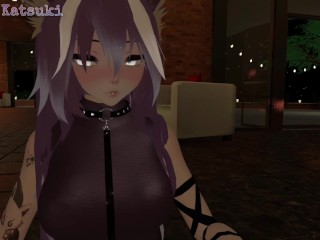 VR Girlfriend fucks you during work break | VRChat ERP | Fansly Teaser | VTuber