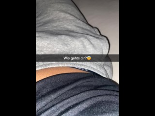 Shy German student wants to fuck Best Friend on Snapchat