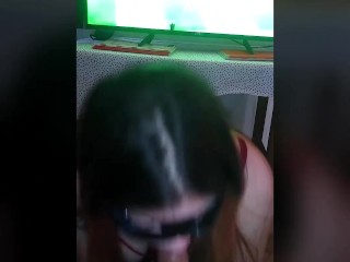 I fuck the maid while we watch the game of Saudi Arabia vs Mexico 1-2 how delicious it is to fuck he