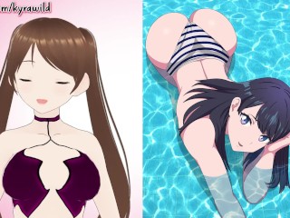 Try Not To Cum Challenge To Anime Waifus (Rule 34, Hentai VTuber)