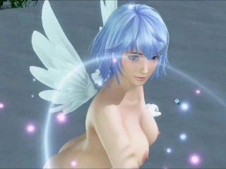 Dead or Alive Xtreme Venus Vacation Tsukushi Black Sailor Suit Transformation Nude Mod Fanservice