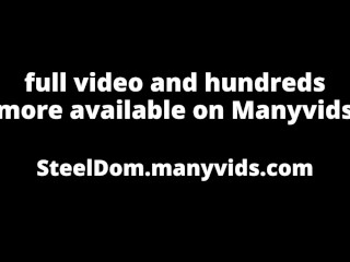 mean futa Domme pegs you in your diaper - full video on SteelDom Manyvids