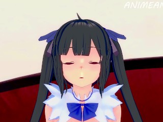 Fucking Hestia from Danmachi Until Creampie - Anime Hentai 3d Uncensored
