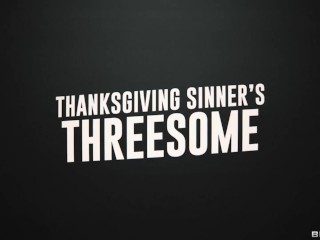 Thanksgiving Sinneras Threesome - Alexis Fawx, Codi Vore / Brazzers