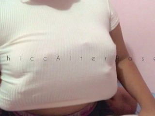 Letting StepBro Visit Me In My Room Just To Play With My Tits