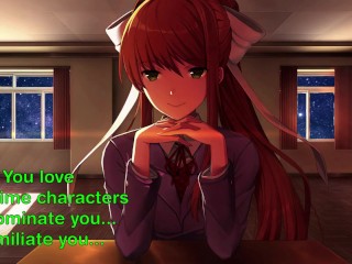 Just Monika Hentai JOI Doki Doki Literature Club (Yandere Femdom Feet/Armpits Pet Play)