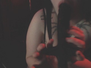 Big Titty Goth satanic Dildo