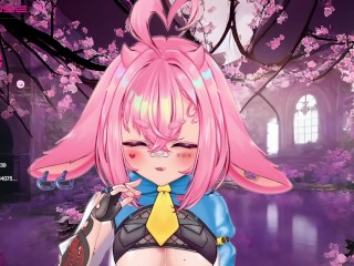 BUNNY GIRL CUMS WITH HER ASMR MIC WHILE CHAT BREAKS TOY, HEAR HOW WET SHE IS