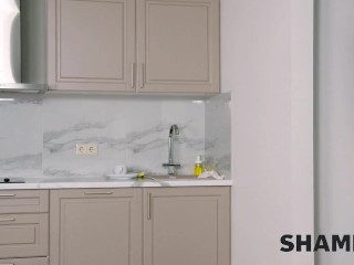 SHAME4K. Dildo gives woman a lot of pleasure but mens cock is better