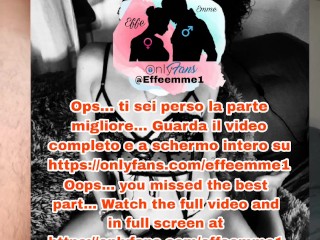 Coppia italiana pompino mentre fuma e sborrata in faccia