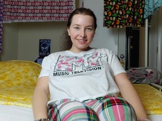 Looking At My Belly Ring