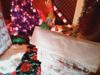 BTS with Leggy Lea Holiday photoshoot