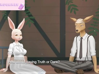 Haru's secret life Chapter #1 sexy furry bunny [Full Gallery hentai game] Beastars