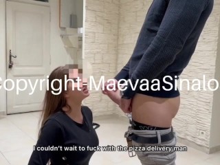 Maevaa Sinaloa - Je me fais baiser par un livreur de pizza et j’avale son sperme