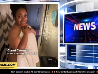 Cami Creams New Content Alert Onlyfans - Thick Ebony Bbw Big Ass in Thongs Kitchen Fireplace Shower