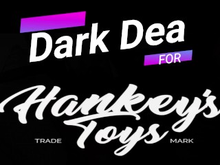 The Kinky Slut Queen "Dark Dea" Stretched her Pussy with Giant 3 Amigos of Hankey'sToys part.2