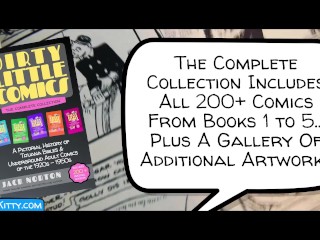 DIRTY LITTLE COMICS [Book Series Trailer] Tijuana Bibles and Vintage Adult Comic Art - Jack Norton