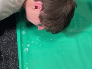 I spit on the floor and make the slave lick my nectar!