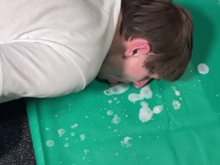 I spit on the floor and make the slave lick my nectar!