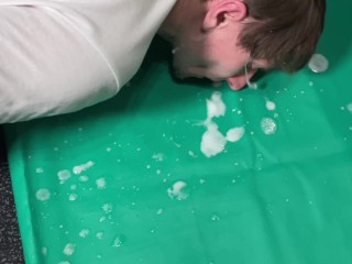 I spit on the floor and make the slave lick my nectar!