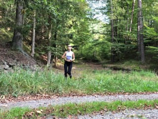 Girl in the forest