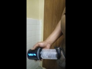 VIBRATING COCK RING WITH A PENIS PUMP ROTATOR SUCKING TOY