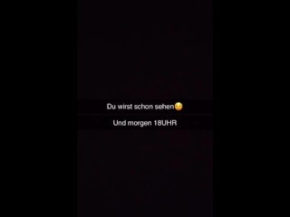 German Girl wants Guy to cheat on his girlfriend Snapchat Sex