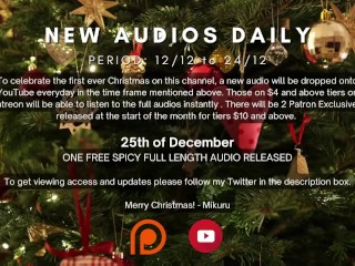 [SPICY] All alone on Christmas?! | FTM | Praise Kink | Cute | Kissing | Fuck Buddies