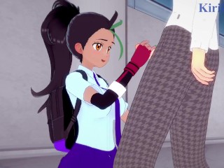 Nemona (Nemo) and I have intense sex in an alley. - Pokémon Hentai