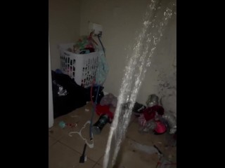 Spraying piss all over My wife’s sisters house