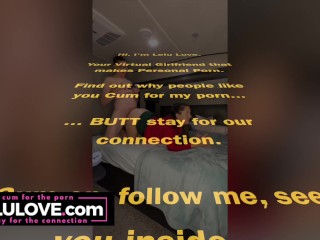 XXXmas babe sucks/fucks behind scenes on live cam show creampie w/ coughing flu hubby - Lelu Love