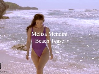 Melisa Mendini One piece swimsuit on the beach