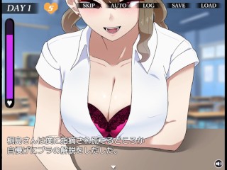 【#02 同人エロゲー コクハクゲエム(体験版)実況動画】爆乳ギャルJK霧島さんのおっぱい誘惑。(巨乳・爆乳JK抜きゲー・抜けるアダルトPCゲーム) Hentai game)