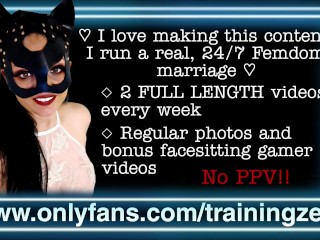 Real 24/7 Femdom Relationship Explained q and a milf facesitting pawg mistress fart farting