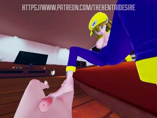 WARIO HAS TRANSFORMED INTO A SEXY GIRL AND YOU FUCK HER ! HENTAI SUPER MARIO UNCENSORED