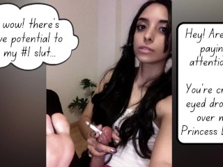 Bratty Princess Strap On Worship Femdom POV slideshow sissy slut training comic