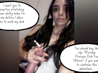 Bratty Princess Strap On Worship Femdom POV slideshow sissy slut training comic