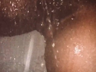 Big Black Dick Shower Stroke - Daddy Dame