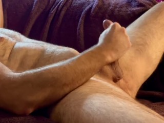 Masturbating 005 - GLANS TEASING makes him thrust to a MASSIVE CUMSHOT!  - General Buttfuckingnaked