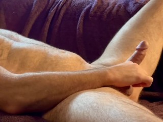 Masturbating 005 - GLANS TEASING makes him thrust to a MASSIVE CUMSHOT!  - General Buttfuckingnaked