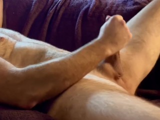 Masturbating 005 - GLANS TEASING makes him thrust to a MASSIVE CUMSHOT!  - General Buttfuckingnaked