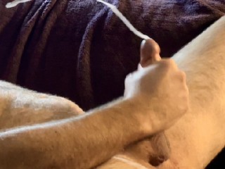 Masturbating 005 - GLANS TEASING makes him thrust to a MASSIVE CUMSHOT!  - General Buttfuckingnaked