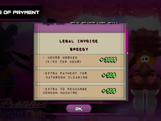 Fap Night at Frennis, Marie Boobs Sucking Cutscene (Arcade Mode)